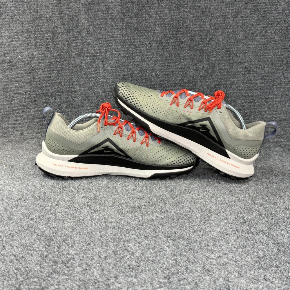 Nike React Pegasus Trail 4 Running Shoes Men's 11 Dark Stucco Athletic Training - Picture 8 of 14